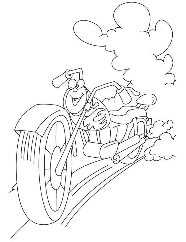 Motory kolorowanki - Ausmalbild zum Ausdrucken