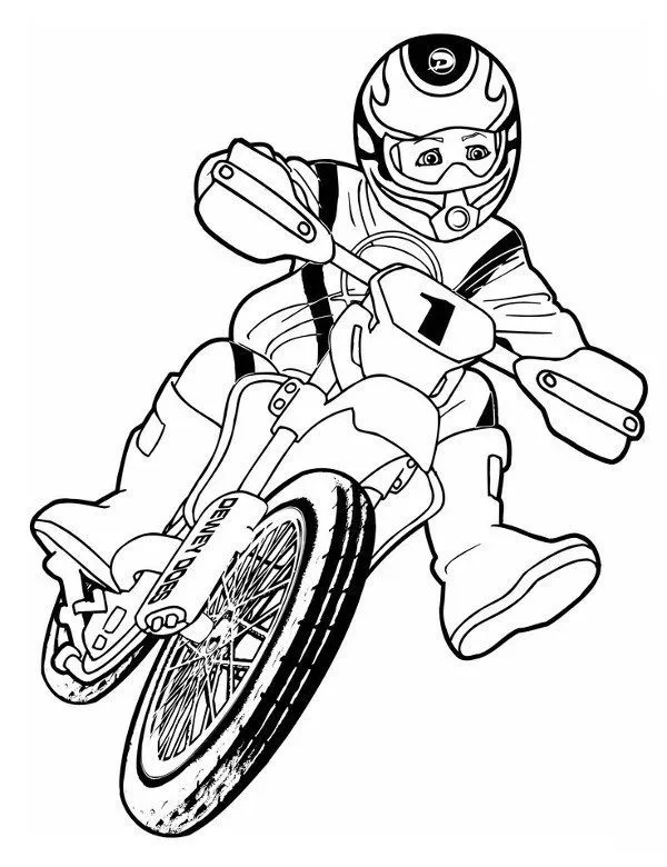 Motory kolorowanki - Ausmalbild zum Ausdrucken