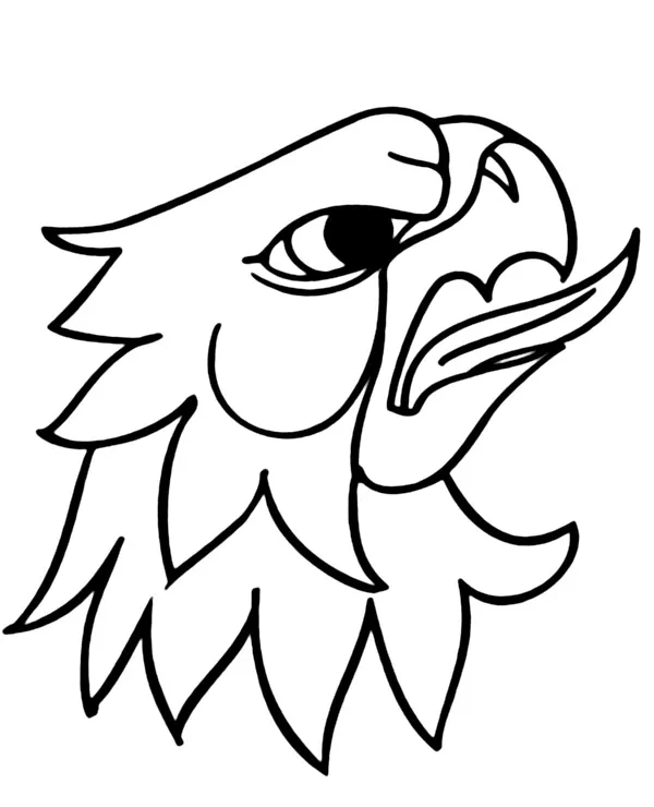 Orzel herb kolorowanka - Ausmalbild zum Ausdrucken