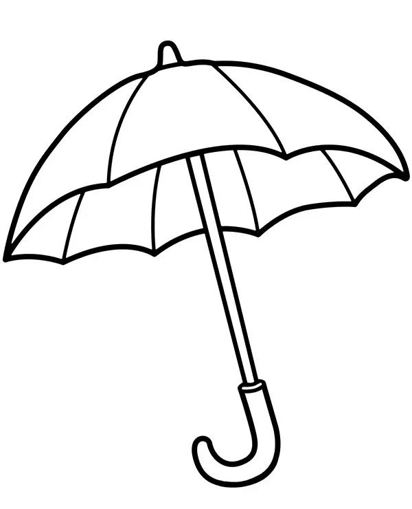 Parasol kolorowanka do wydruku - Ausmalbild zum Ausdrucken