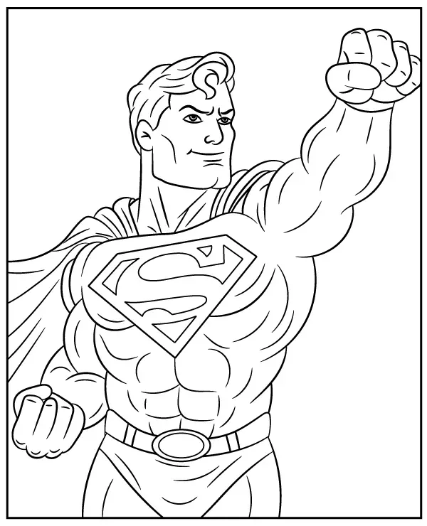 Pies Superman kolorowanka do druku