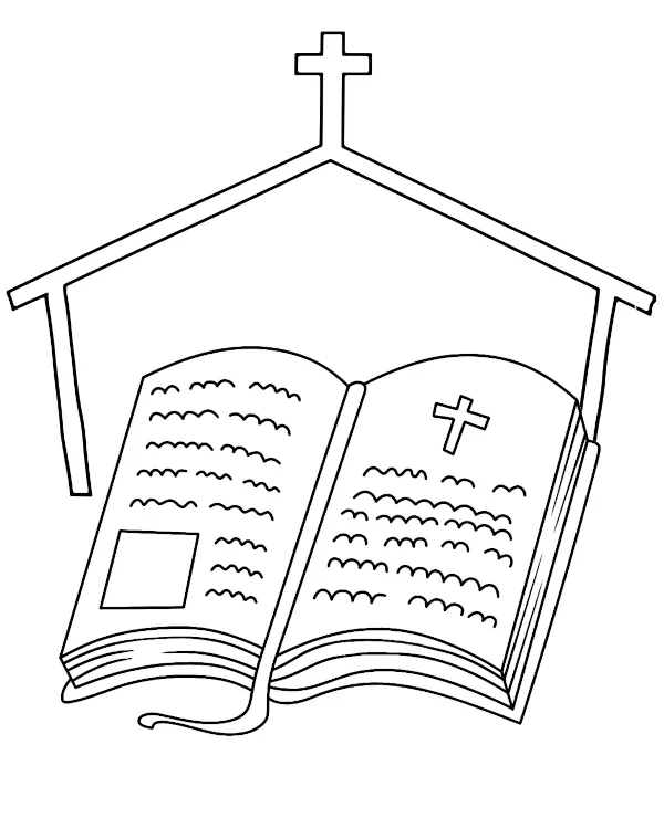 Pismo święte biblia kolorowanka do druku dla dzieci