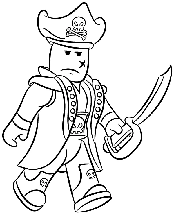 Kolorowanka - Kolorowanka Captain Rampage do druku dla dzieci