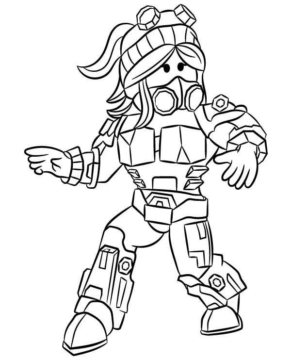 Kolorowanka Hayley The Tech Mage do druku