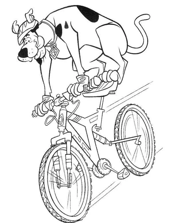 Scooby Doo kolorowanka 15 do druku