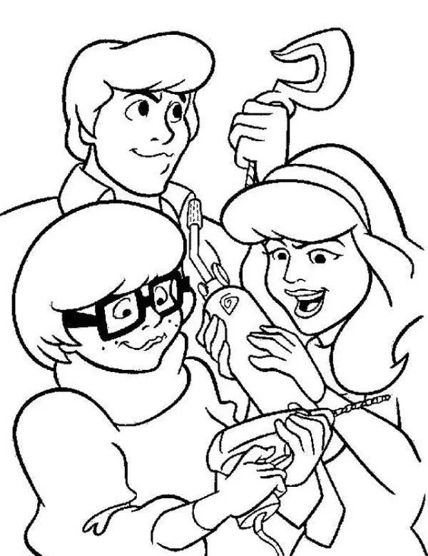 Kolorowanka - Scooby Doo kolorowanka 16 do druku