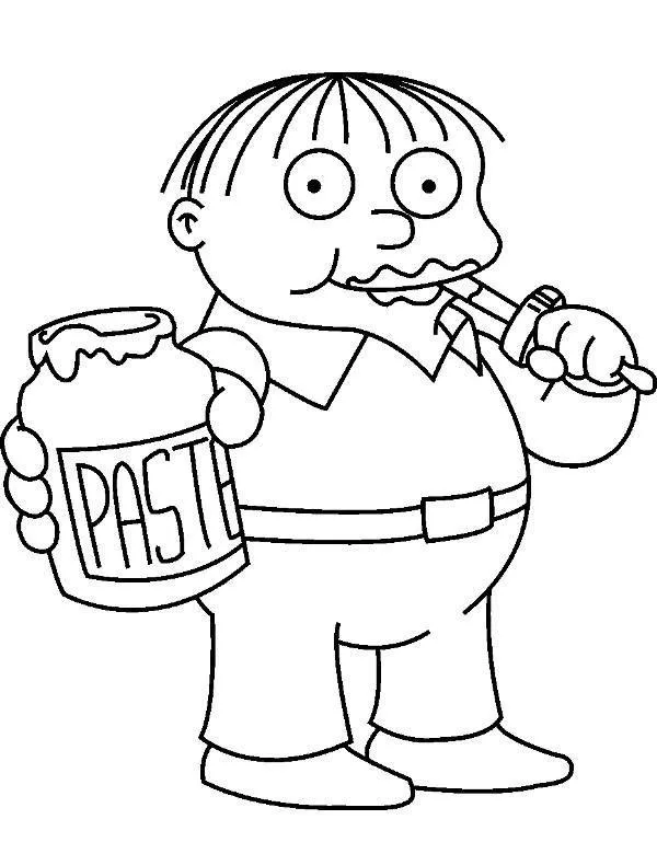 Simpsonowie kolorowanka do druku
