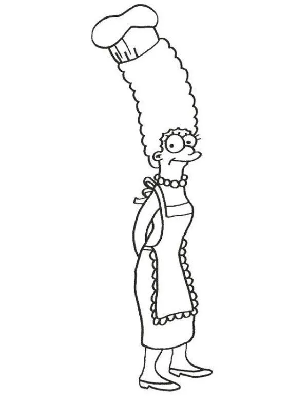 Simpsonowie kolorowanka do wydruku
