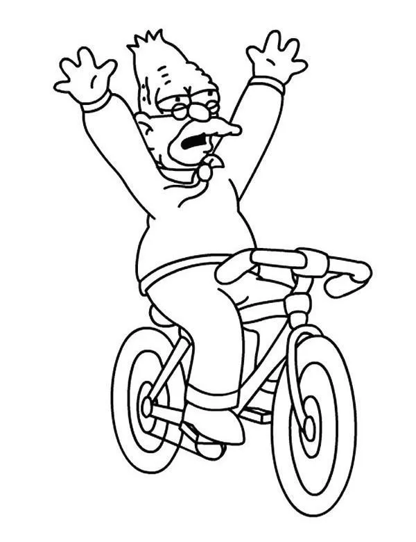 Simpsonowie kolorowanka do druku dla dzieci