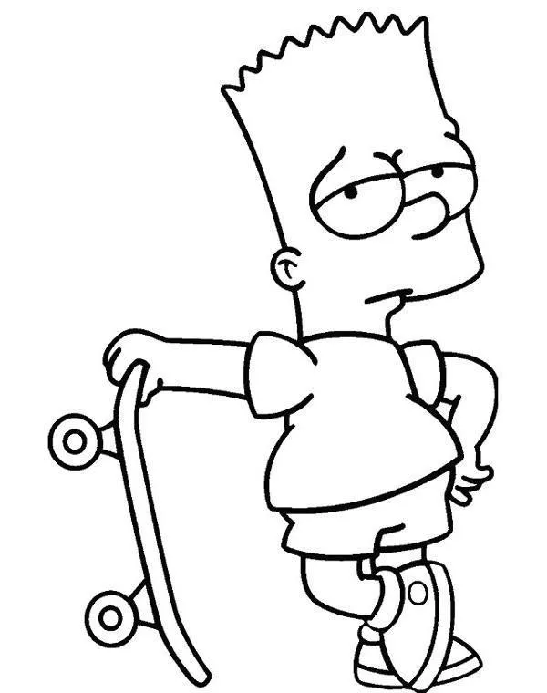Simpsonowie kolorowanka do druku dla dzieci
