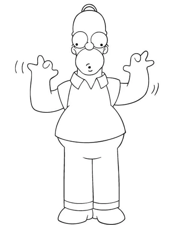 Simpsonowie kolorowanka do druku dla dzieci