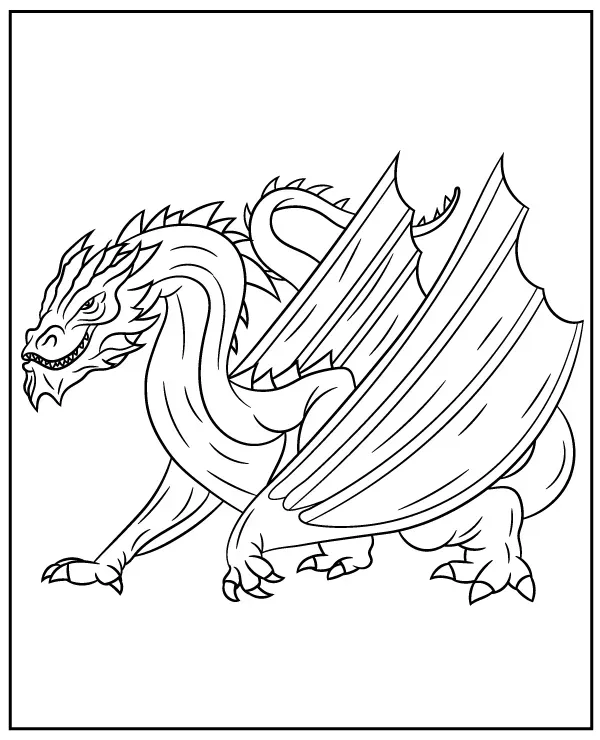 Kolorowanka - Smaug smok kolorowanka do druku