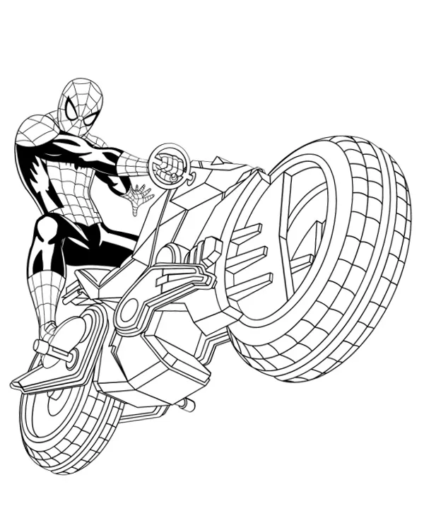 Spiderman kolorowanki kolorowanka do druku