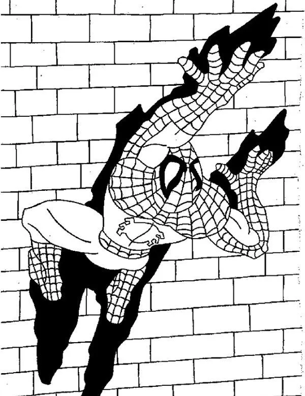 Spiderman kolorowanki kolorowanka do druku