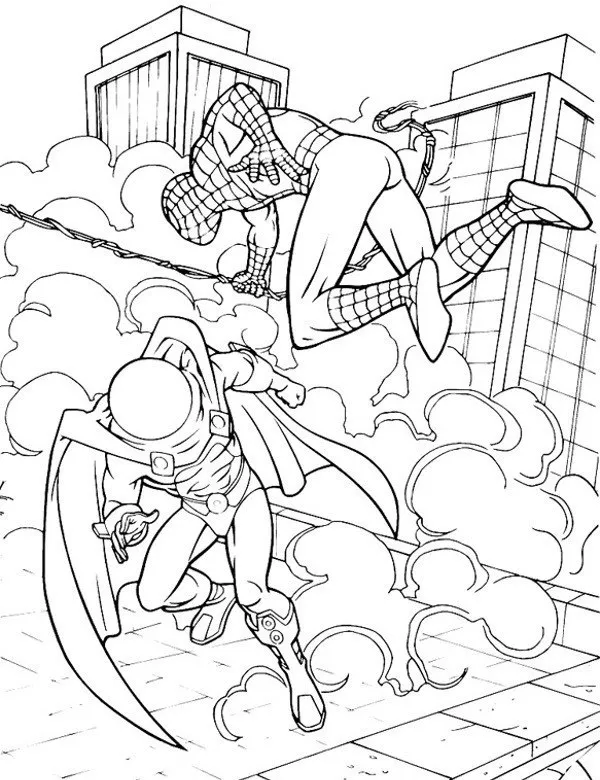 Spiderman kolorowanki 8 kolorowanka do druku
