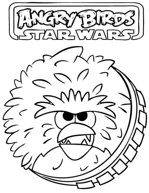 Star Wars Angry Birds kolorowanka do druku