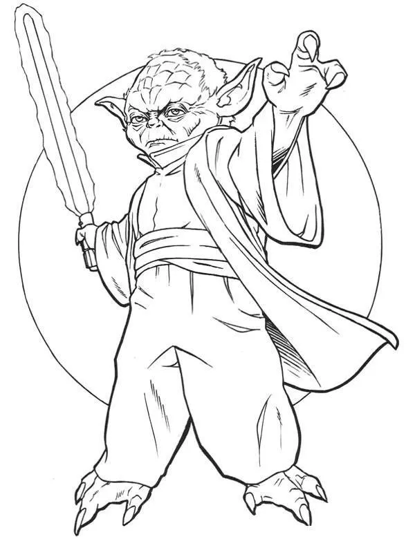 Star Wars kolorowanka do druku dla dzieci