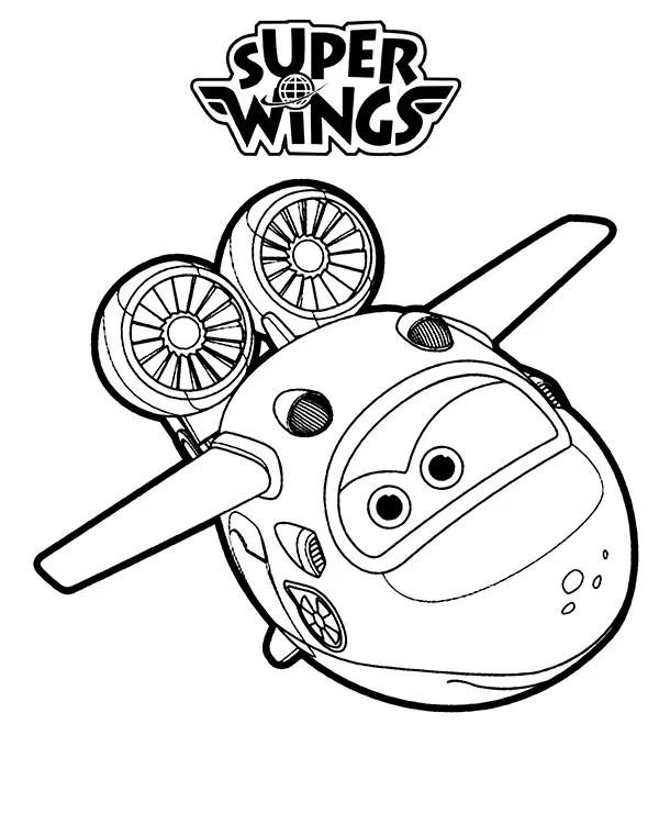 Super Wings Mira kolorowanka dla dzieci