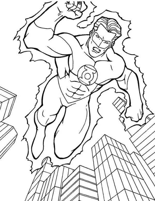 Superman kolorowanki do druku dla dzieci