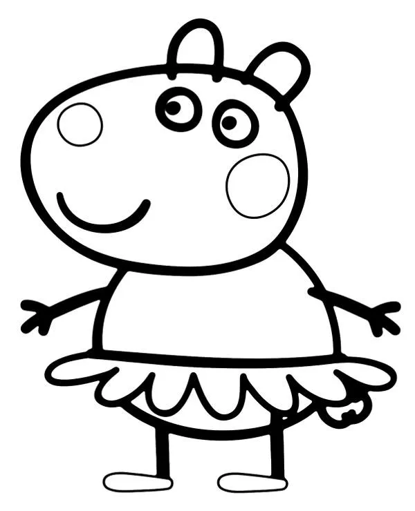 Kolorowanka - Świnka Peppa kolorowanka do druku dla dzieci