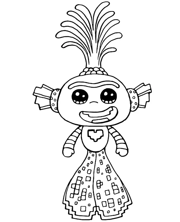 King Trollex kolorowanka do druku