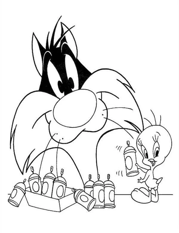 Kolorowanka - Tweety kolorowanki do druku dla dzieci