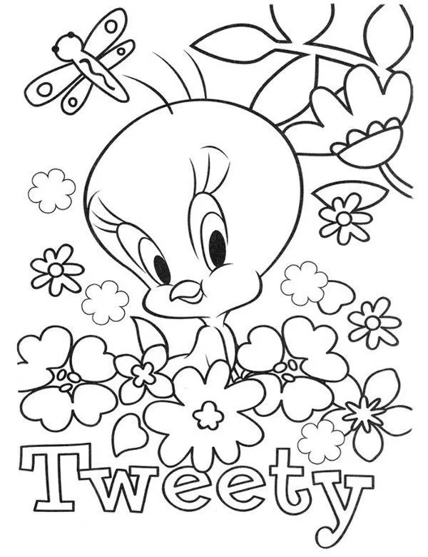 Tweety malowanka dla dzieci do druku